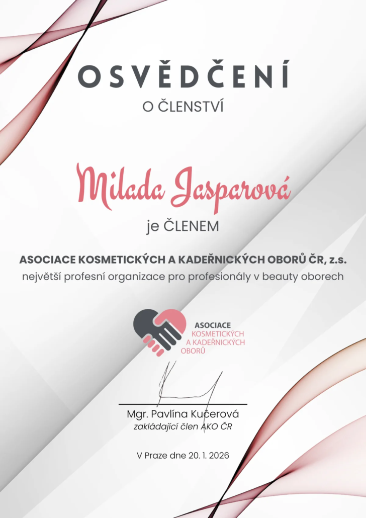 Osvědčení o členství v AKO