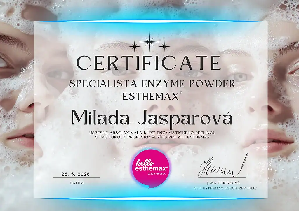 Certifikát Enzyme Powder